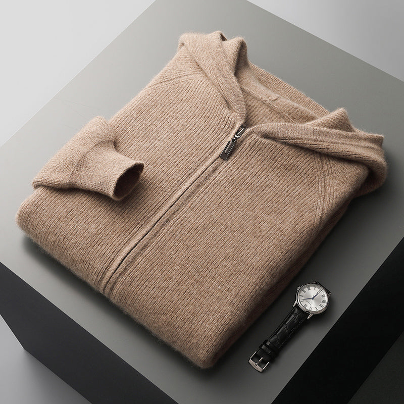 Charlie - Merino Wool Zip-Up Jacket