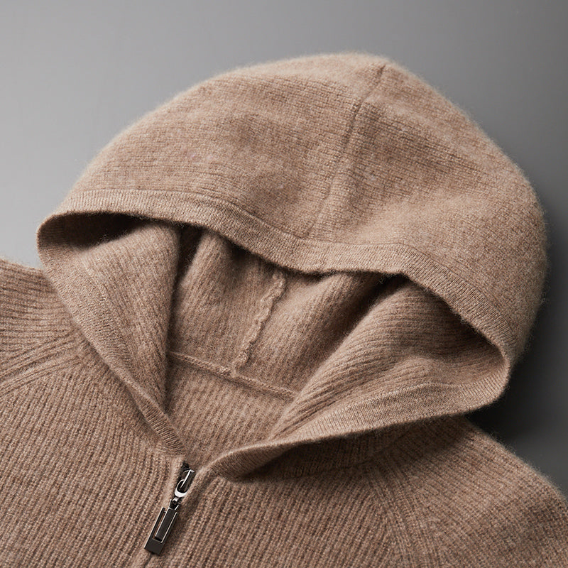 Charlie - Merino Wool Zip-Up Jacket