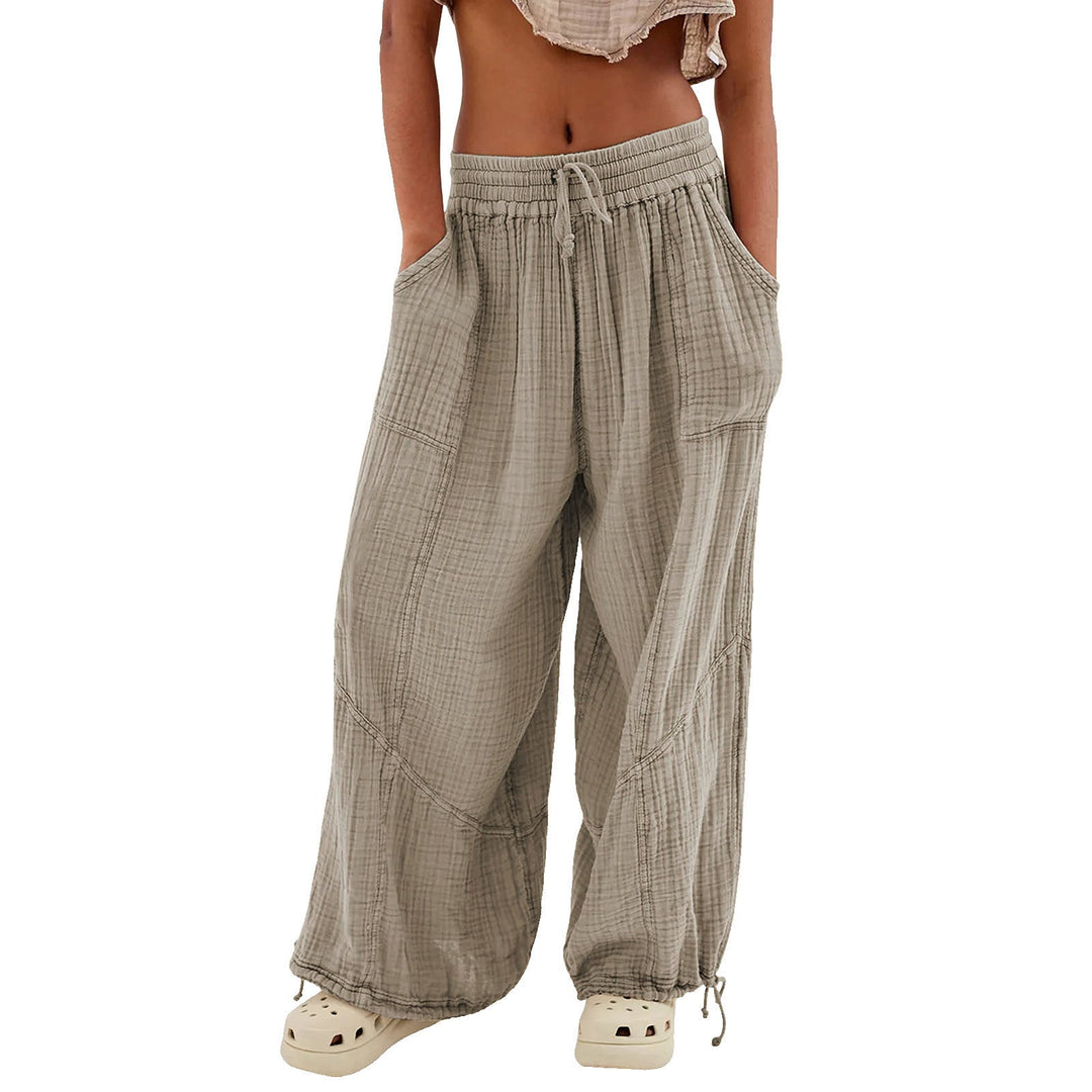 Sienna - Textured Solid Women's Pants