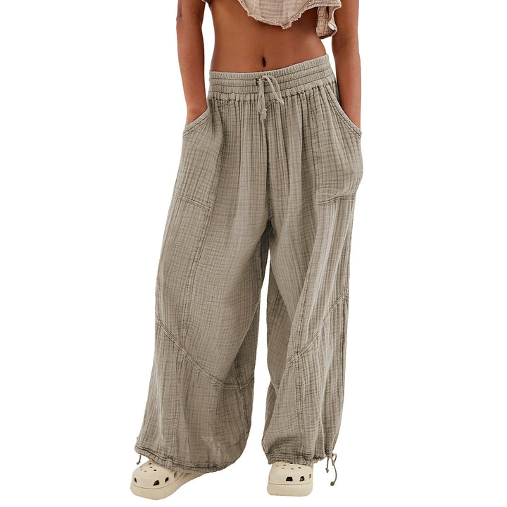 Sienna - Textured Solid Women's Pants