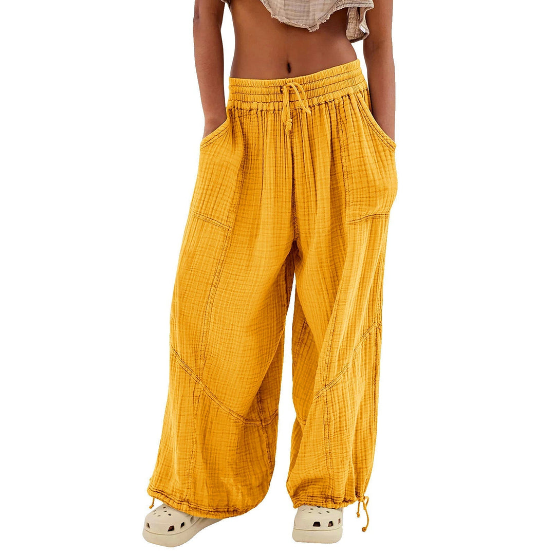Sienna - Textured Solid Women's Pants