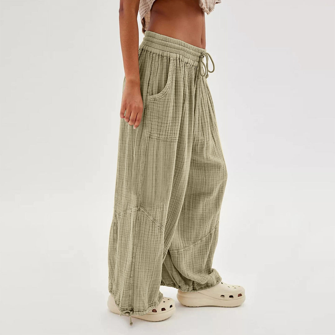 Sienna - Textured Solid Women's Pants