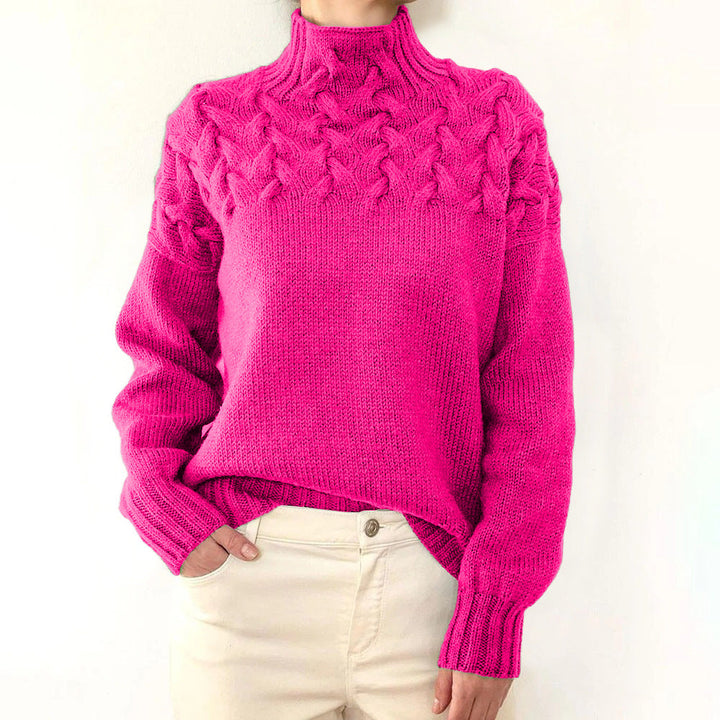 Storm - Cozy Turtleneck Knit Sweater