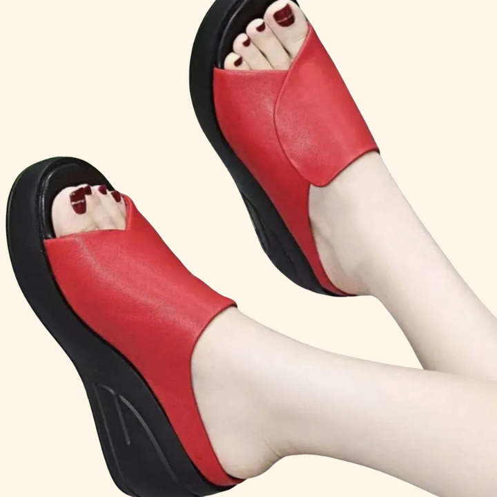 Rose – Slip-on Wedge Sandals
