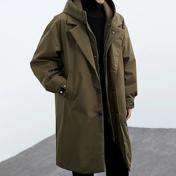 Lawrence - Chic Long Overcoat