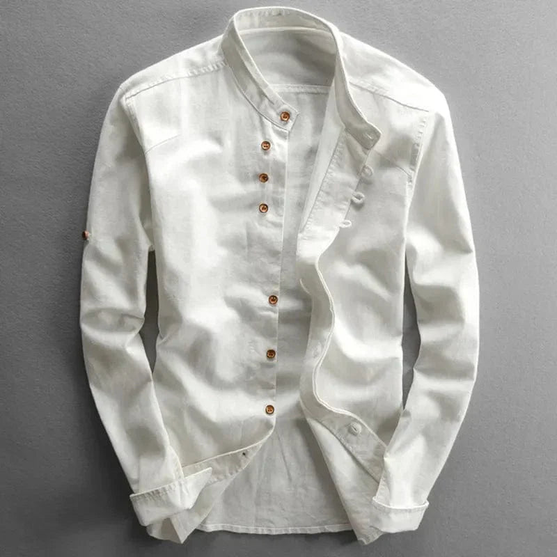 Samuel - Slim Fit Linen Shirt