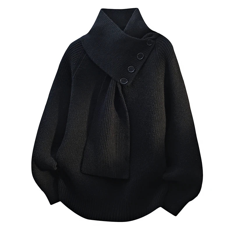 Brynn - Cozy Scarf-Neck Sweater
