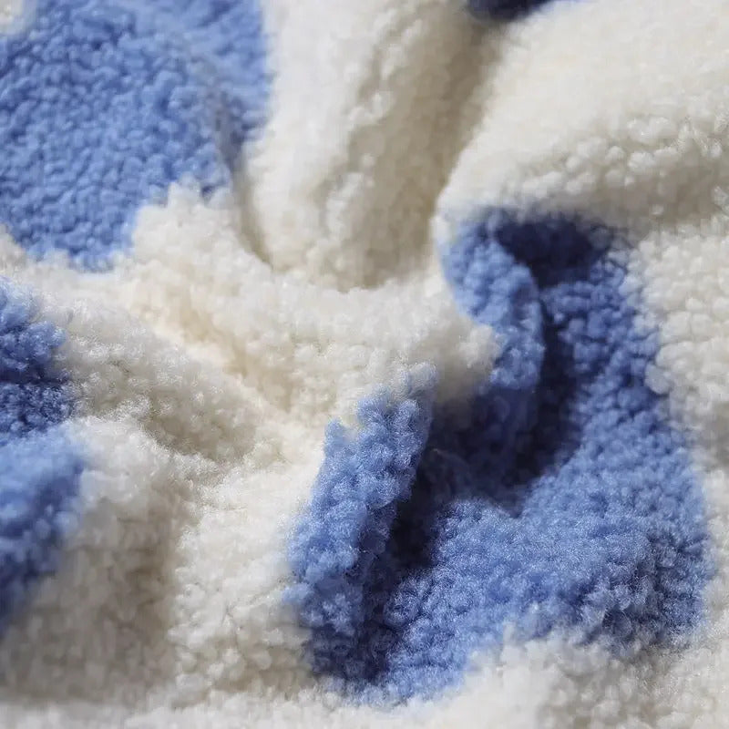 Kaitlyn - Soft reversible jacket with hearts