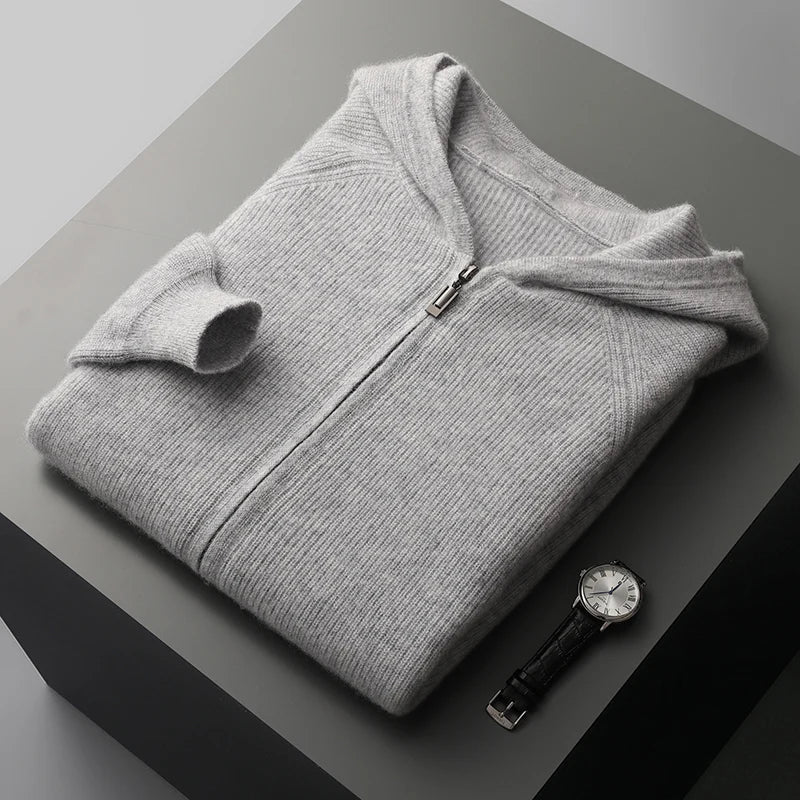 Charlie - Merino Wool Zip-Up Jacket
