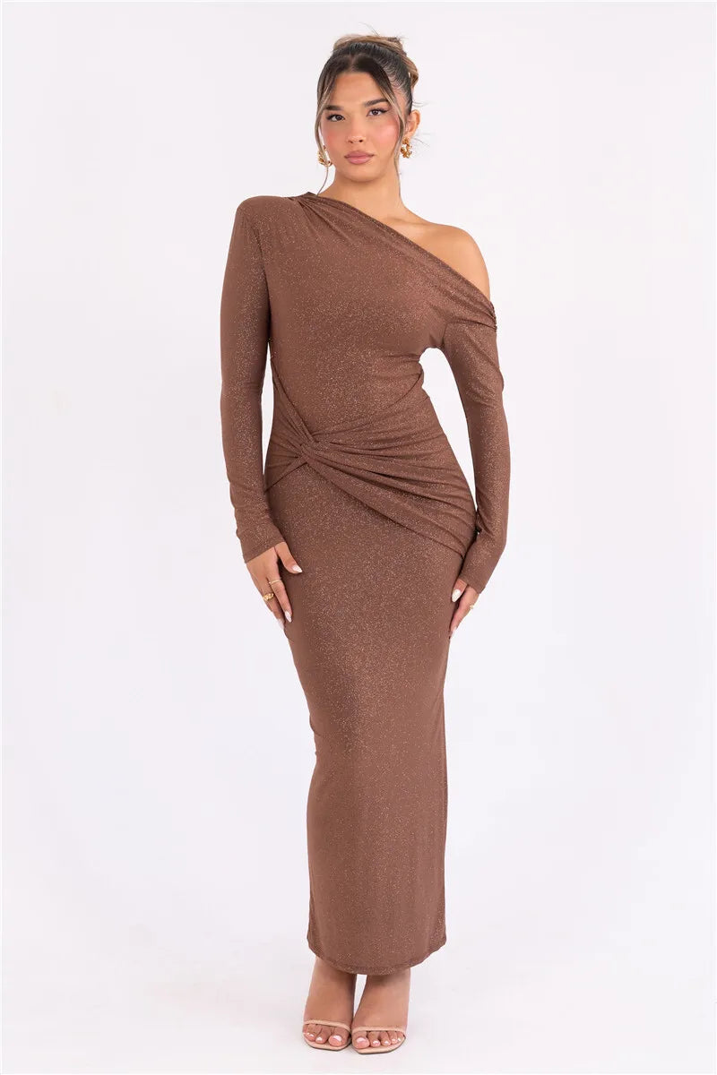 Brooke - Shoulder Maxi Dress