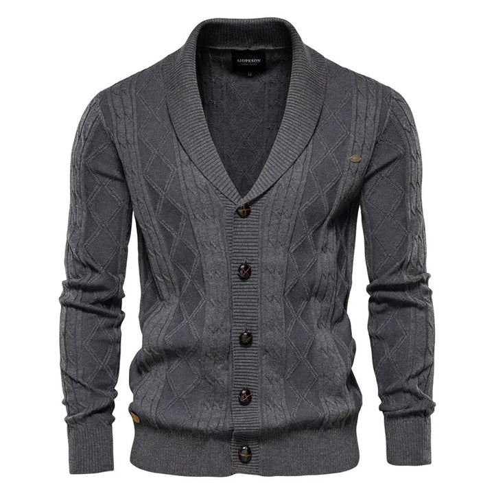 Chase - Elegant cable-knit cardigan