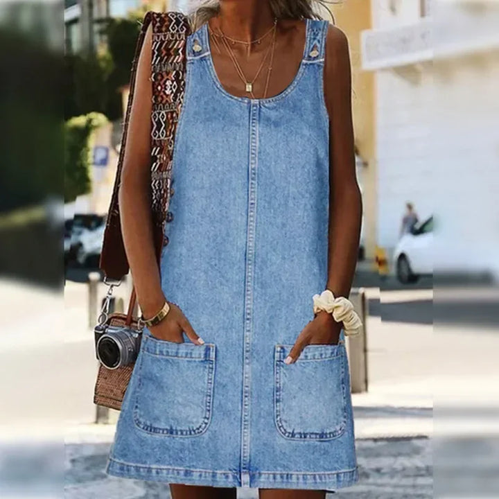 Lynda - Lightweight Denim-Dress