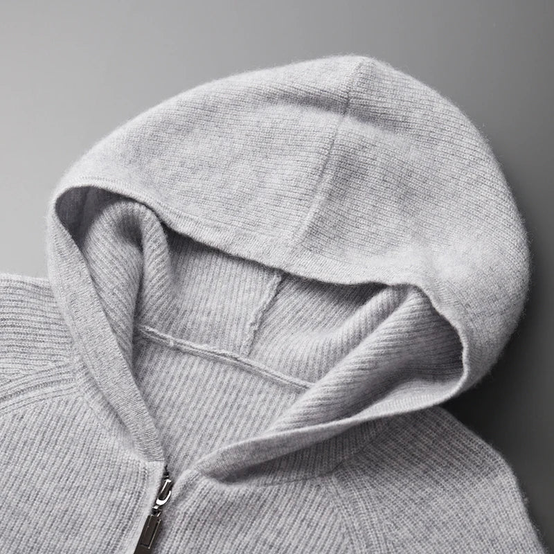 Charlie - Merino Wool Zip-Up Jacket
