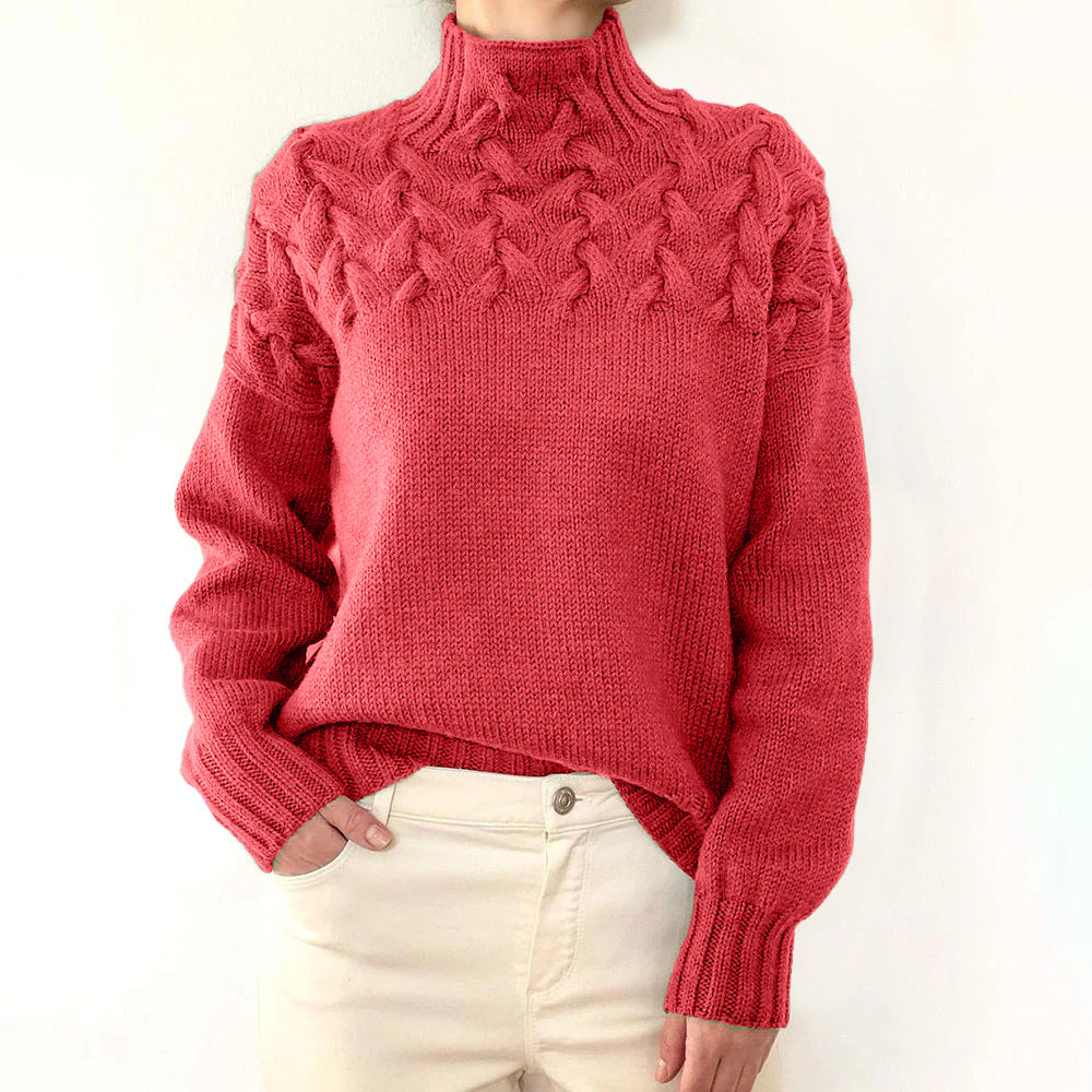 Storm - Cozy Turtleneck Knit Sweater