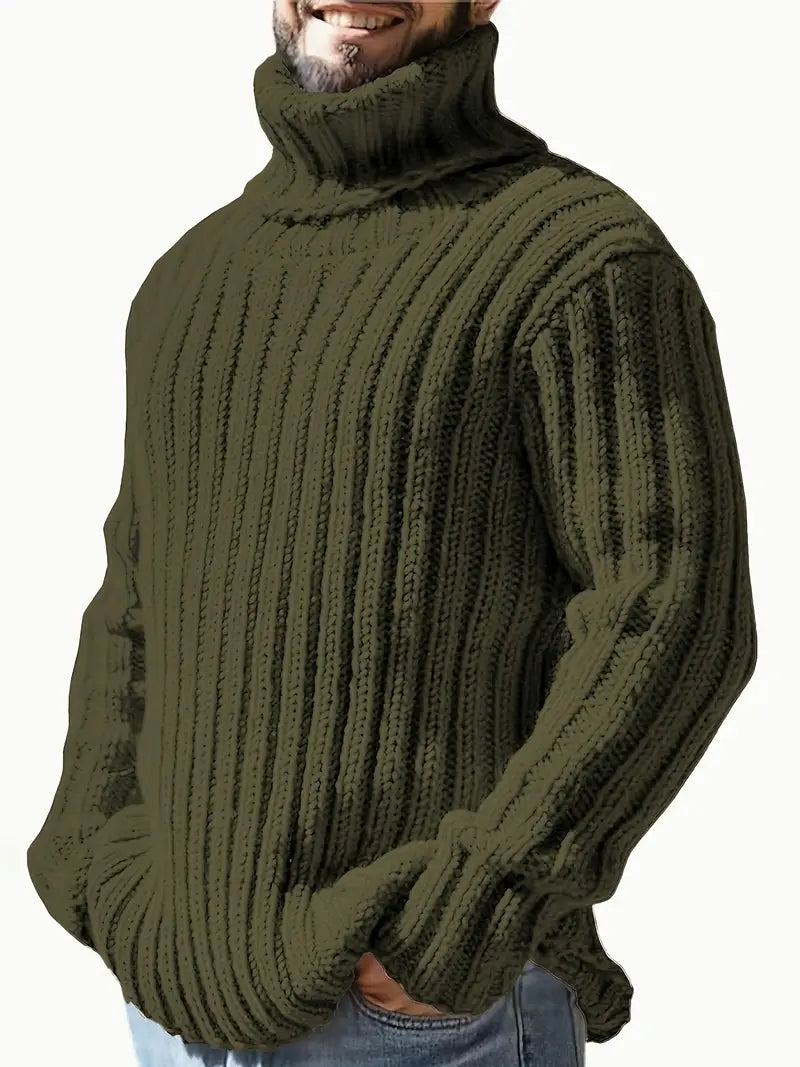 Teddy - Ribbed turtleneck sweater