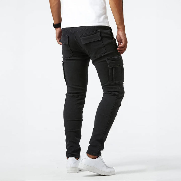 Jack - Slim-Fit Stretch Cargo Jeans