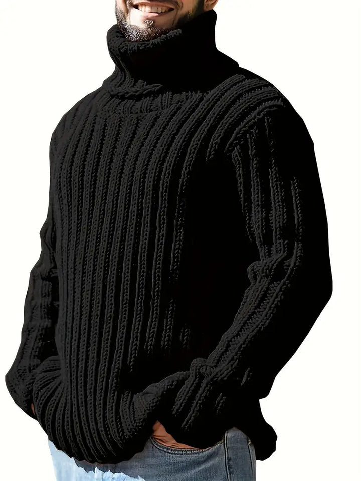 Teddy - Ribbed turtleneck sweater