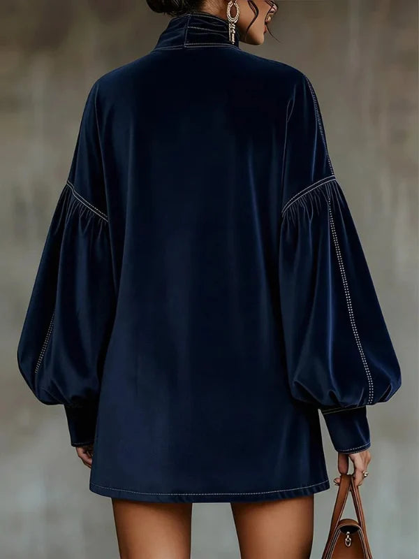 Emery - Velvet Mini Dress