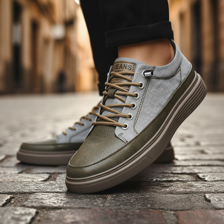 Ezra  – Genuine Leather Sneakers