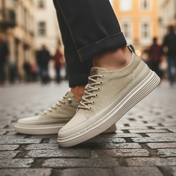Ezra  – Genuine Leather Sneakers