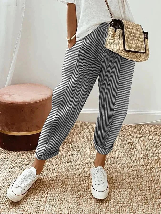 Freya - Striped Pants
