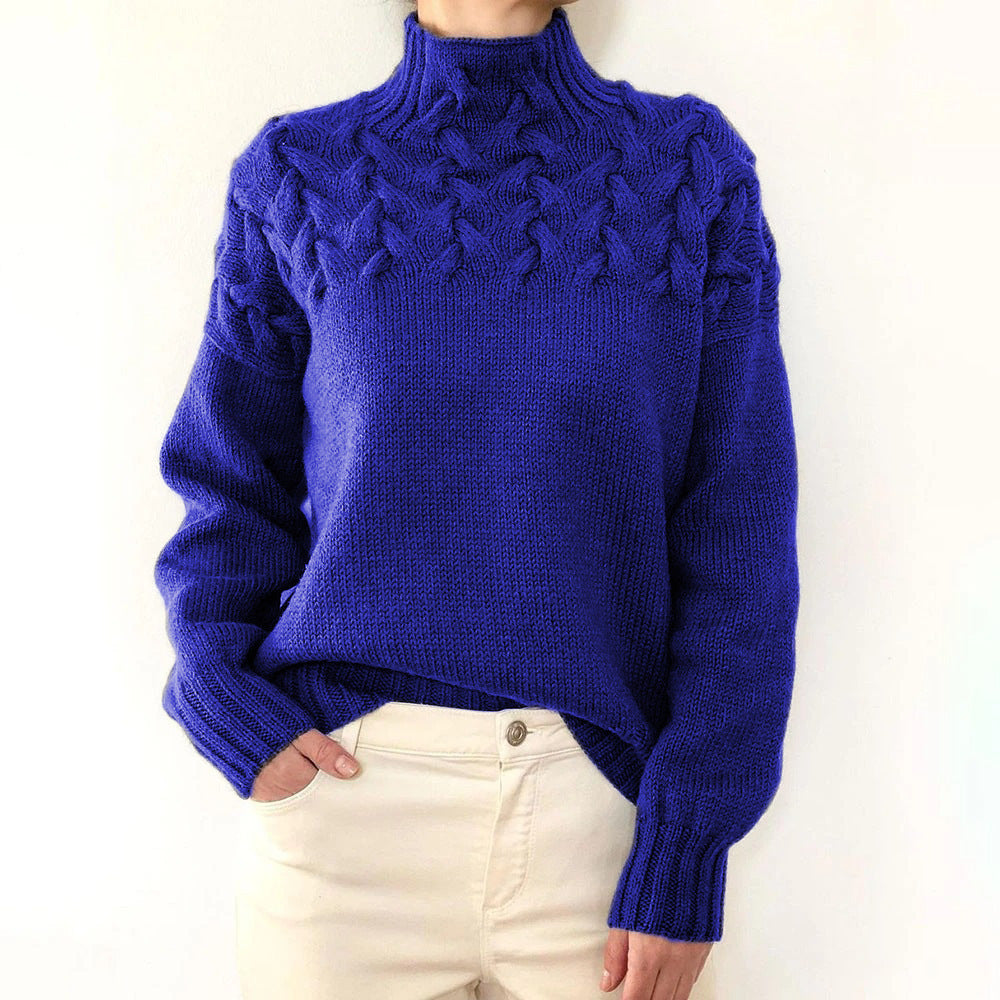Storm - Cozy Turtleneck Knit Sweater