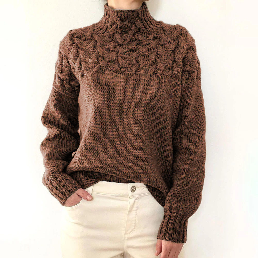Storm - Cozy Turtleneck Knit Sweater