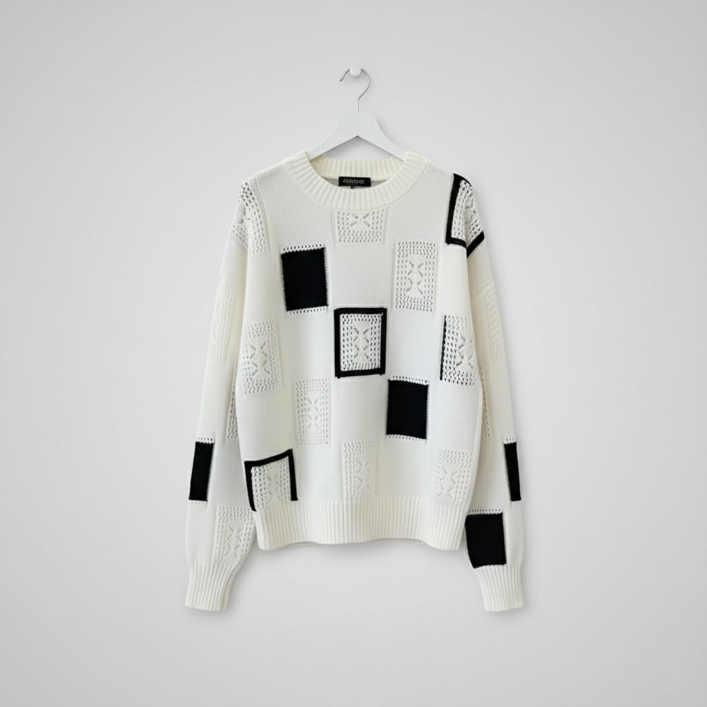 Charlotte - Chic Geometric Sweater