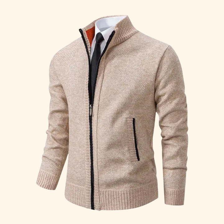 Daniel - Premium slim-fit knitted cardigan