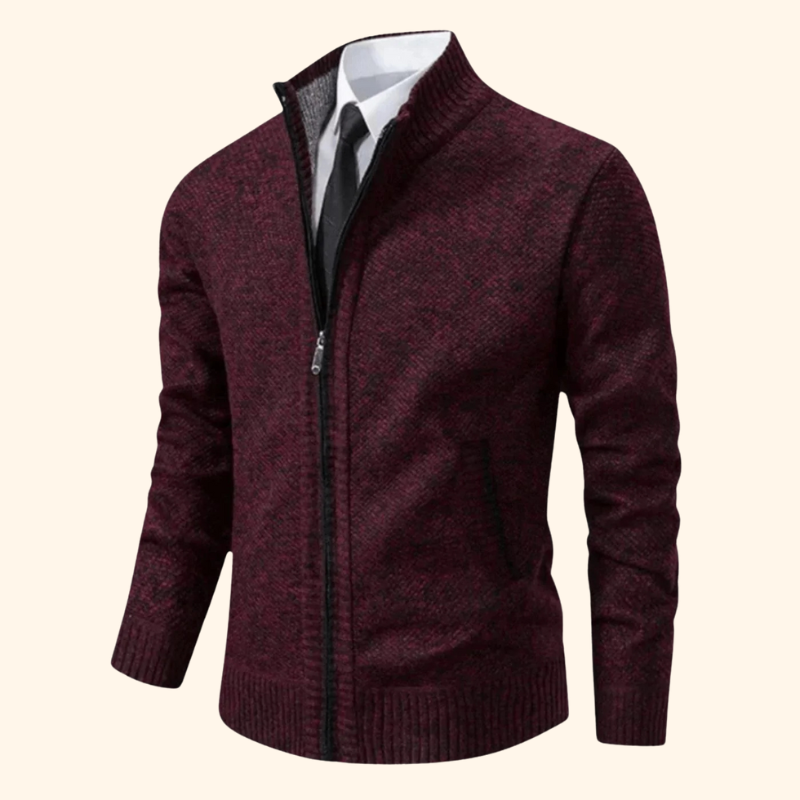 Daniel - Premium slim-fit knitted cardigan