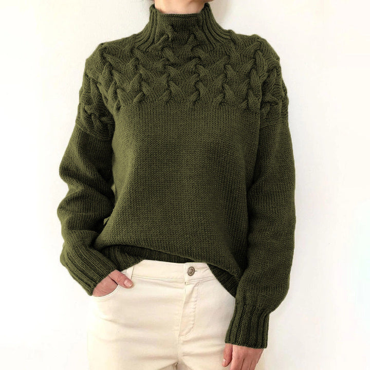 Storm - Cozy Turtleneck Knit Sweater