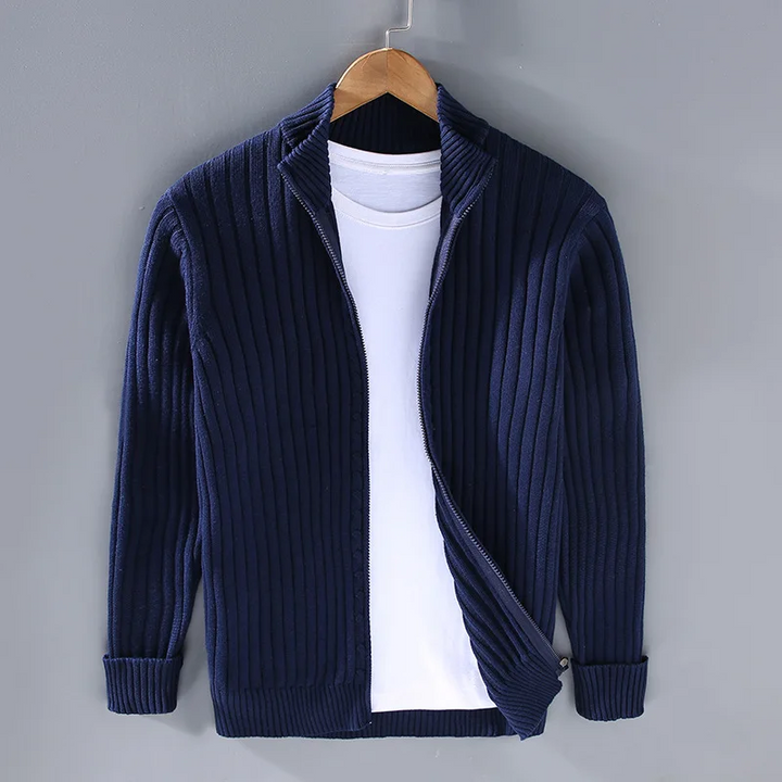 Harry – zip-up cardigan