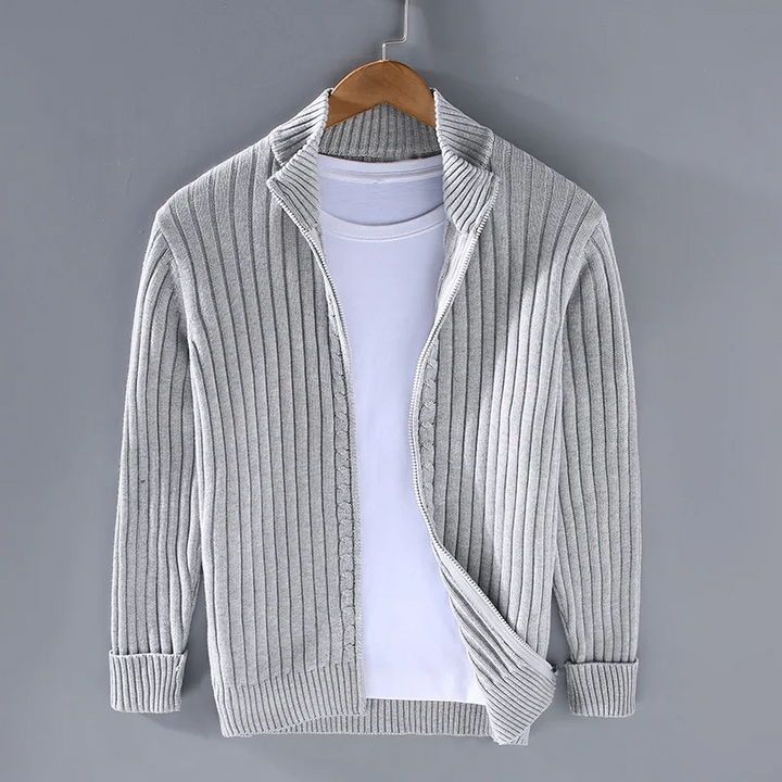 Harry – zip-up cardigan
