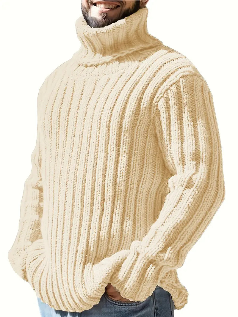 Teddy - Ribbed turtleneck sweater