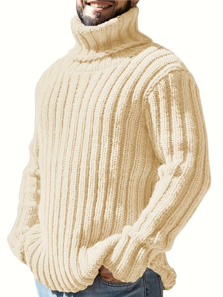 Teddy - Ribbed turtleneck sweater