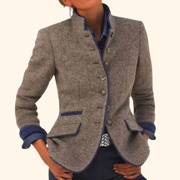 Harper - Women's Classic Wool Blend Blazer