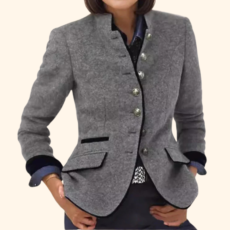 Harper - Women's Classic Wool Blend Blazer