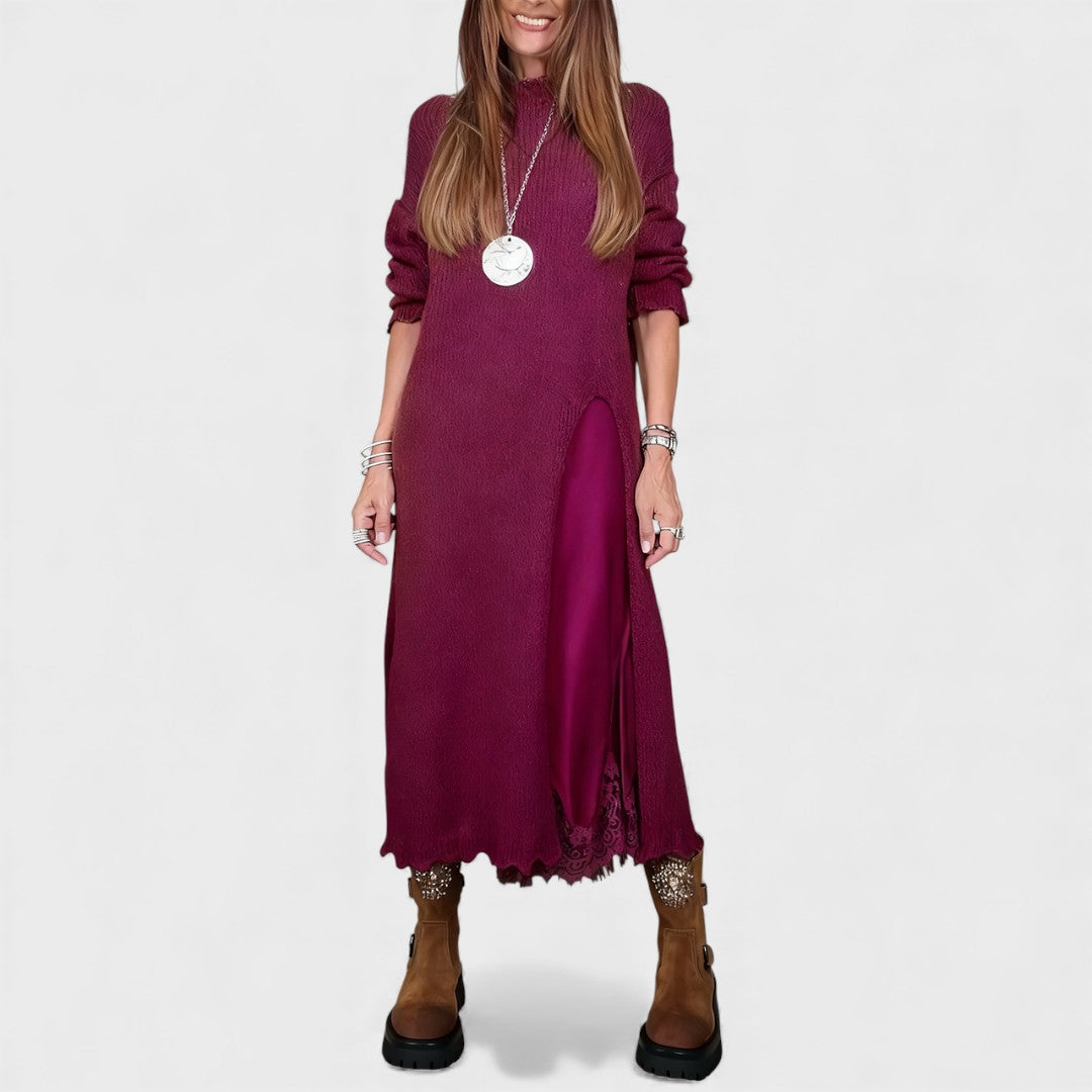 Genevieve - chic long dress outfit