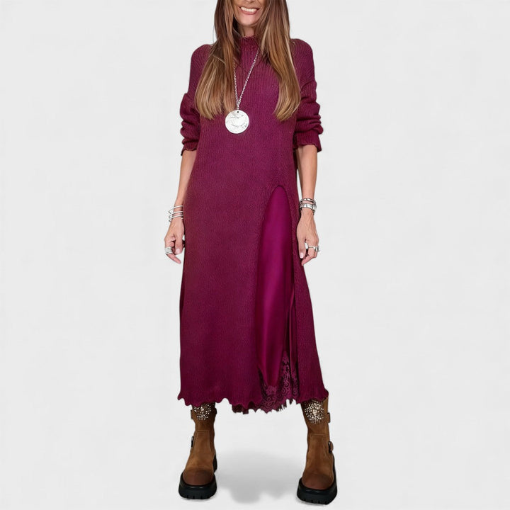 Genevieve - chic long dress outfit