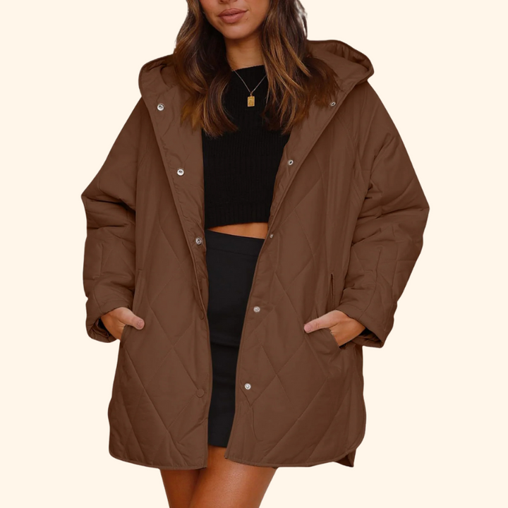 Thea - Quilted Hooded Coat