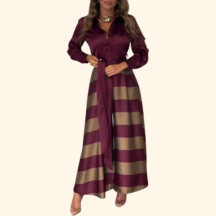 Lauren - Long Striped Dress