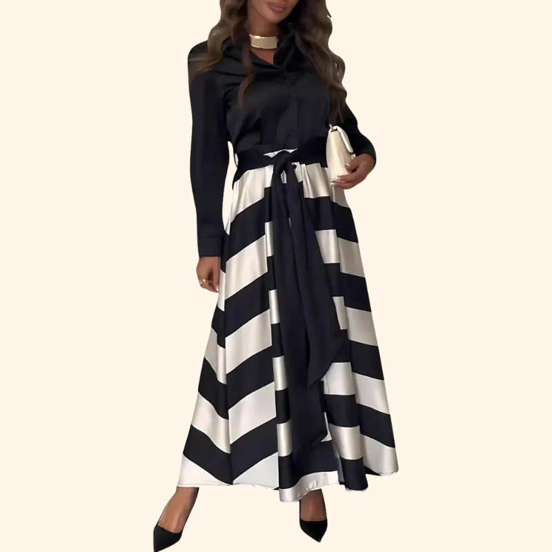 Lauren - Long Striped Dress