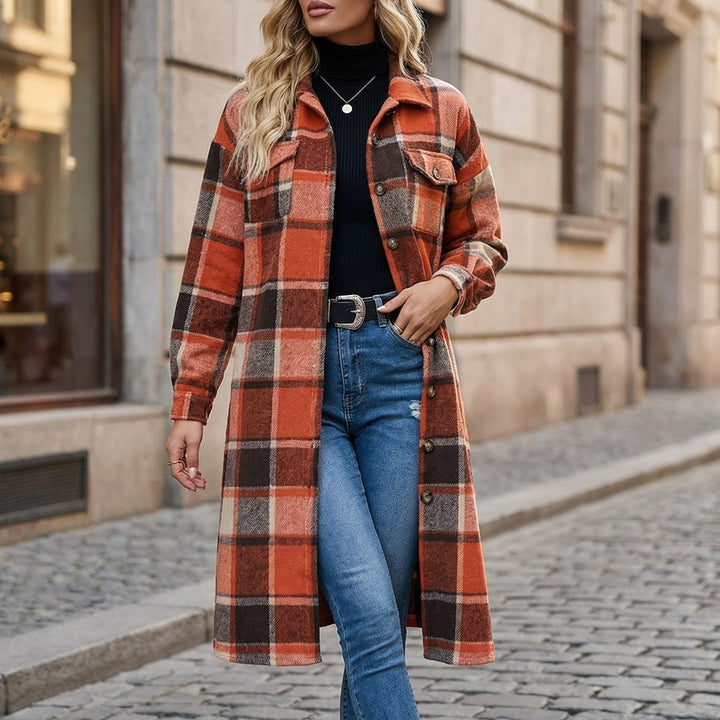 Joanne - Plaid Coat