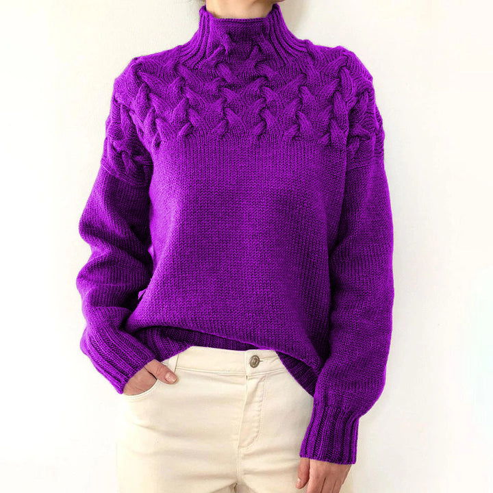 Storm - Cozy Turtleneck Knit Sweater
