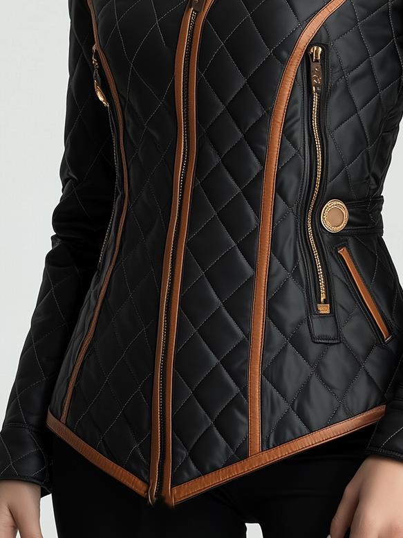 Trinity - Diamond-quilted Padded Jacket