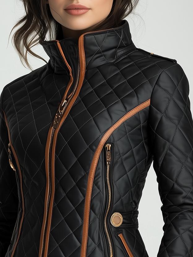 Trinity - Diamond-quilted Padded Jacket