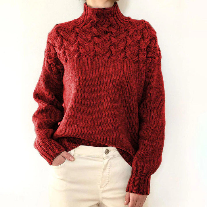 Storm - Cozy Turtleneck Knit Sweater