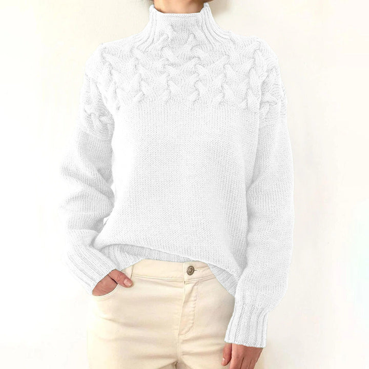 Storm - Cozy Turtleneck Knit Sweater