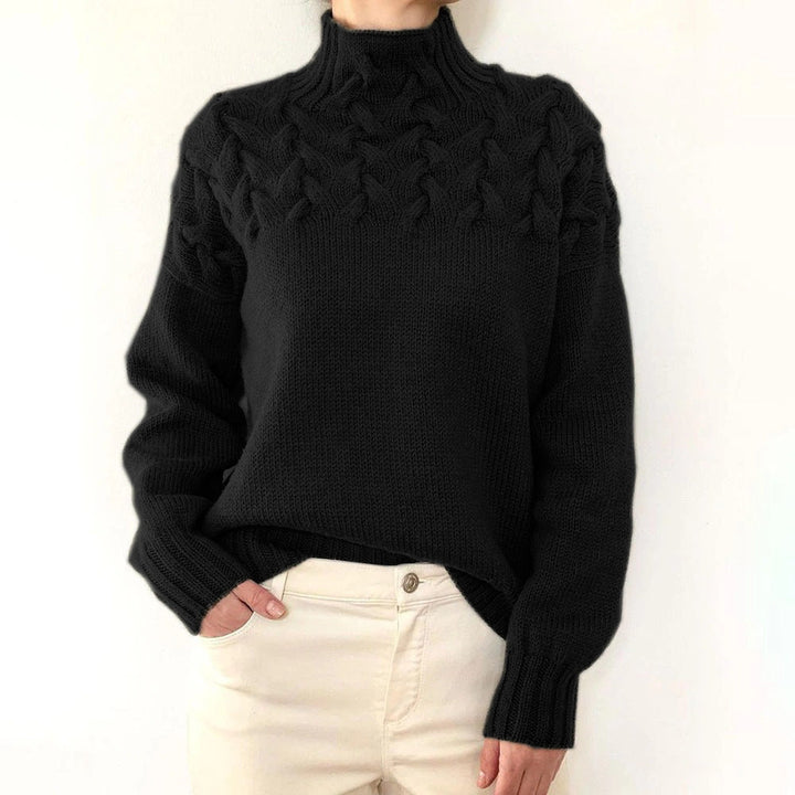Storm - Cozy Turtleneck Knit Sweater